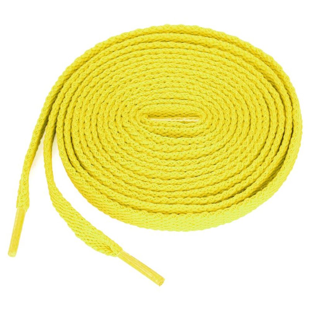 5 Pairs High Durability Athletic Unisex Flat Shoelaces for Sneakers Yellow